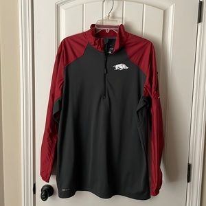 Nike Arkansas Razorbacks quarter zip jacket